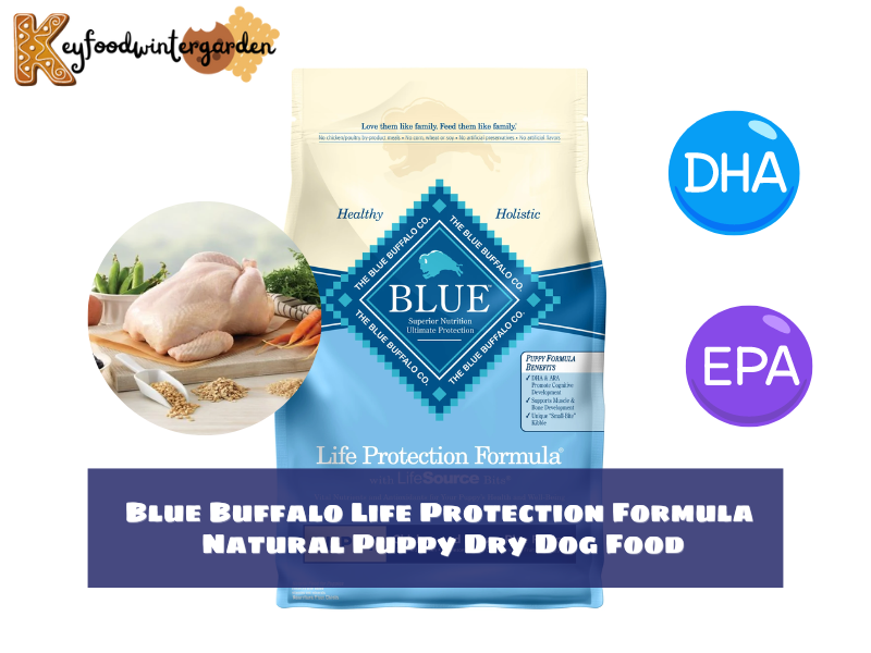Blue Buffalo Life Protection Formula Natural Puppy Dry Dog Food - One of the best dog food for Poodles