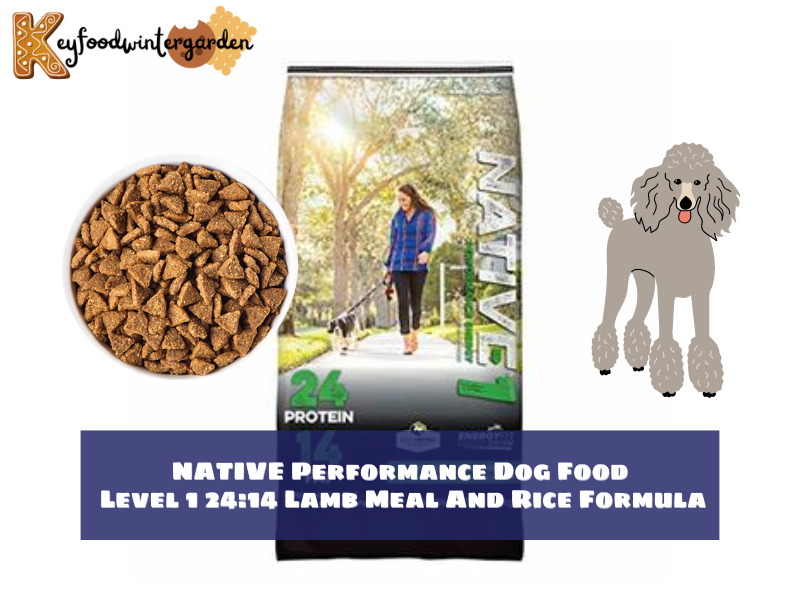 NATIVE Performance Dog Food Level 1 2414 Lamb Meal And Rice Formula