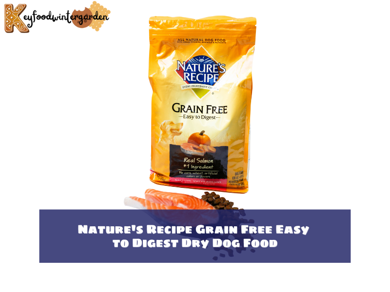 Nature's Recipe Grain Free Easy to Digest Dry Dog Food - One of the best dog food for Cane Corso 