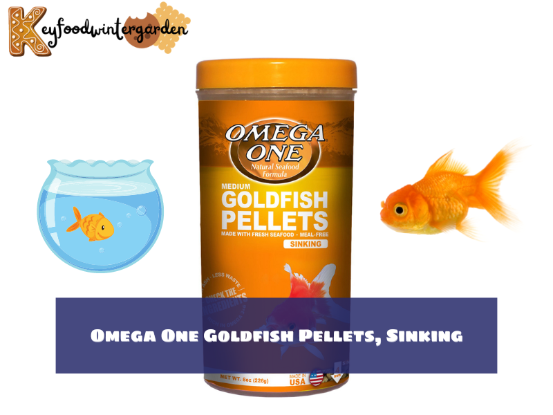 Omega One Goldfish Pellets, Sinking