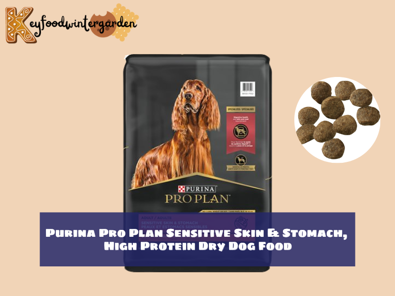 Purina Pro Plan Sensitive Skin & Stomach, High Protein Dry Dog Food